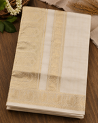 Pure Handloom Check Design Saree (100/100 Count) with Running Blouse - SRHKN022