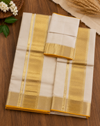 Pure Handloom Original Saree (100/100 Count) with Running Blouse - SRHKN025