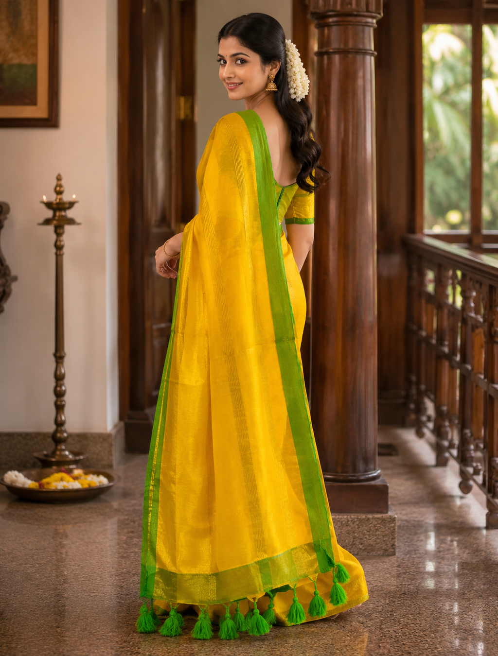 Pure Mul Cotton Saree - SRPKL039