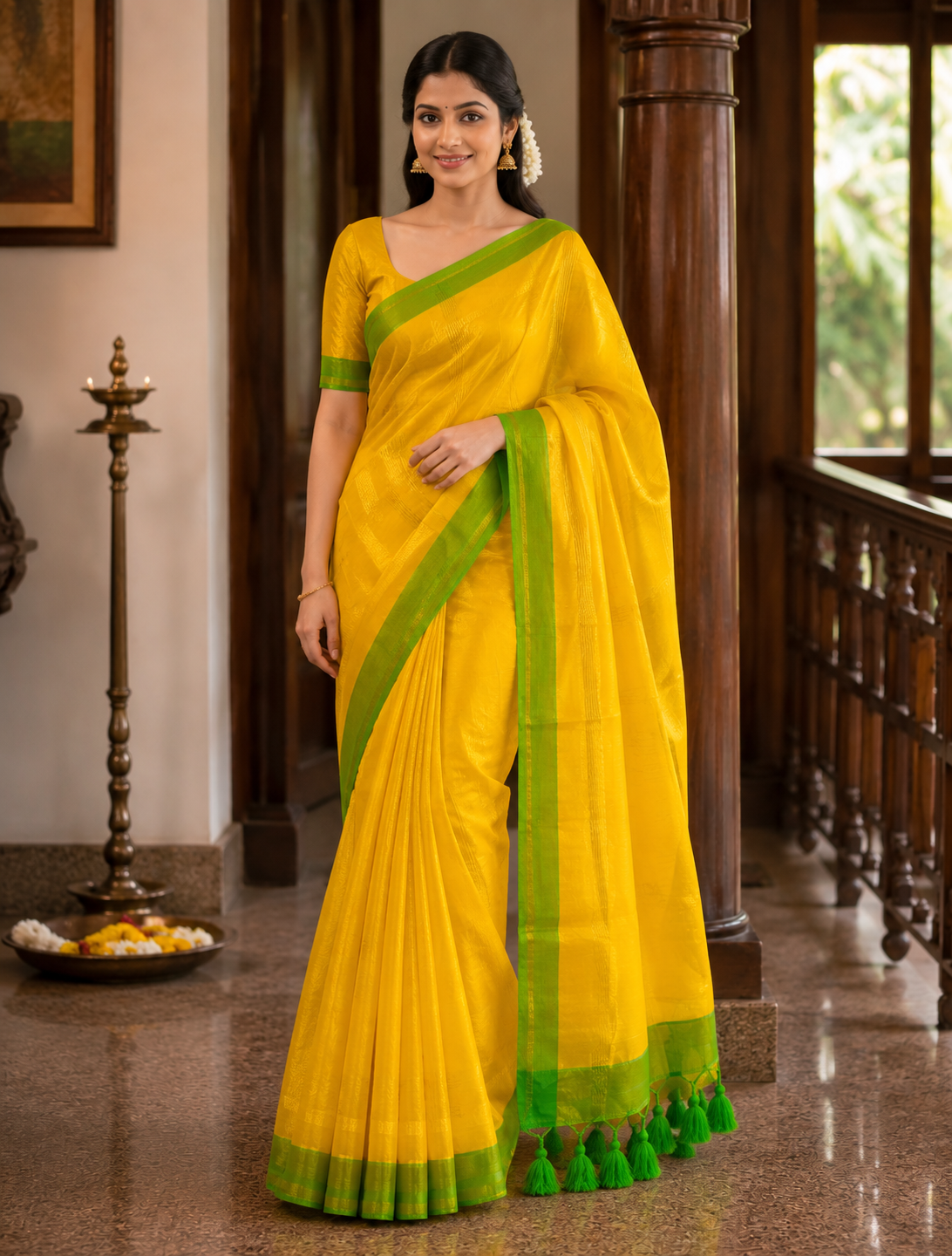 Pure Mul Cotton Saree - SRPKL039