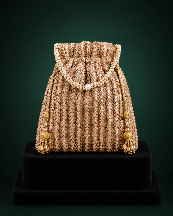 Kasavu Potli Clutch (sample)