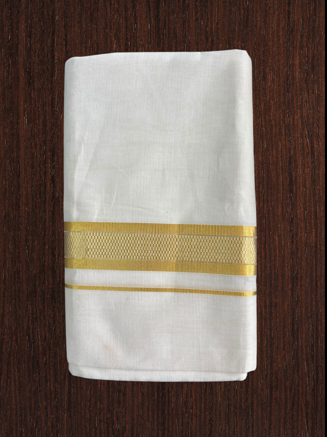 Pure Handloom Mundu - MDHKL008