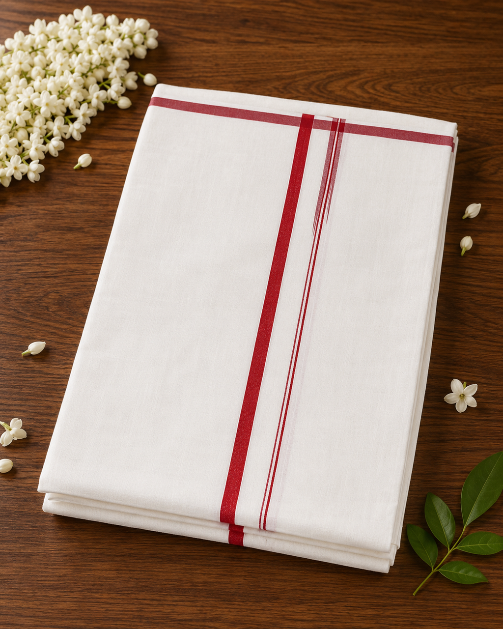 Premium Handloom Kerala Puliyila Kara Saree